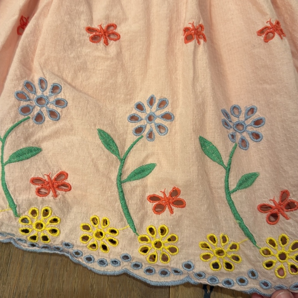 Mini Boden Broderie Twirly Dress 8-9Y - Picture 5 of 8